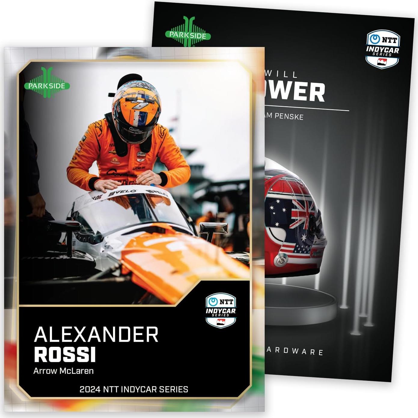 Tarjetas de Comercio INDYCAR 2025 Parkside - 25 Tarjetas