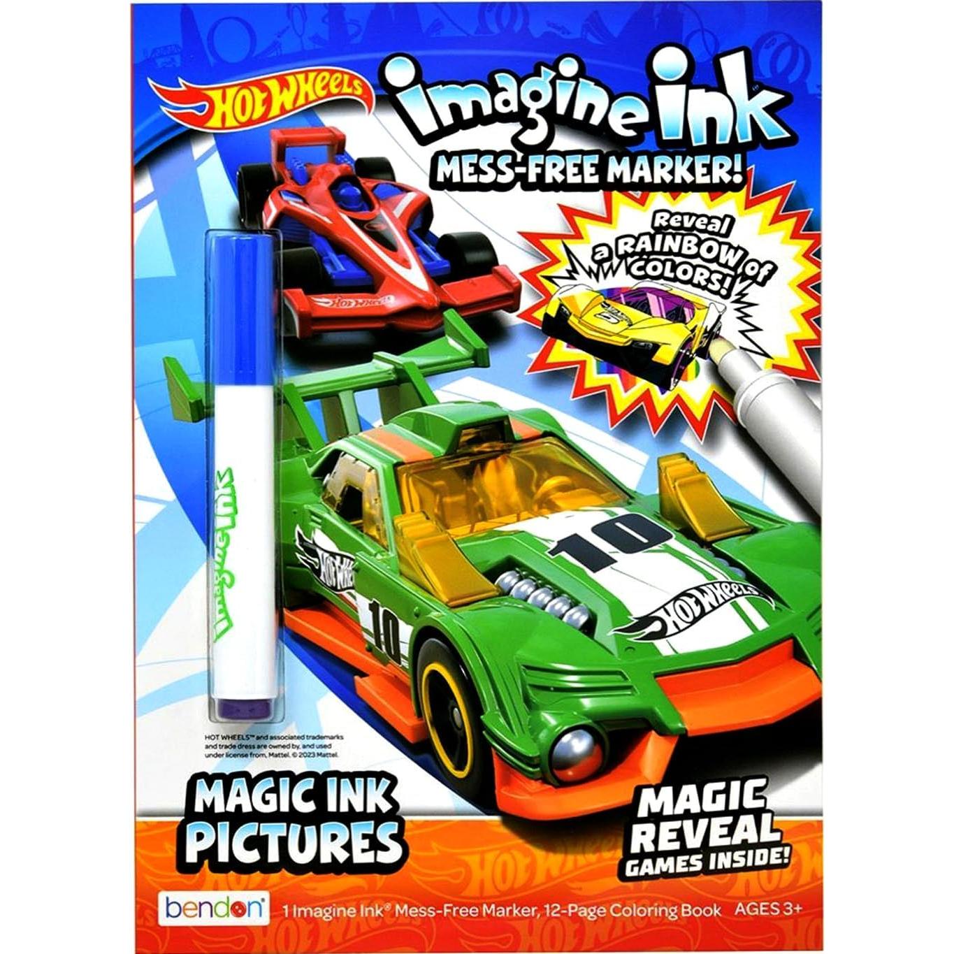 Conjunto de Libros de Colorear Hot Wheels - 4 Actividades