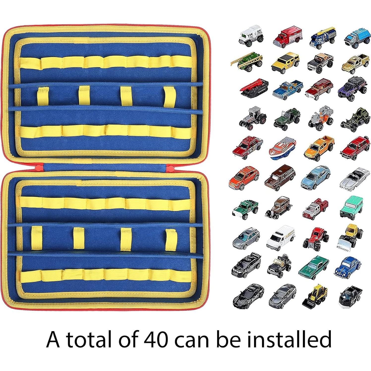 Funda Dura de Almacenamiento co2CREA para 40 Coches Hot Wheels