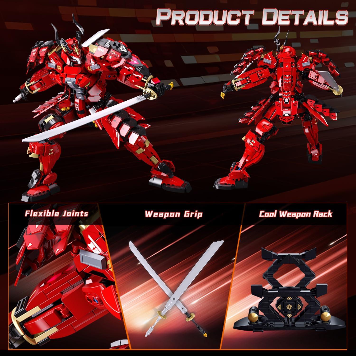 Conjunto de Construcción Samurai Mavo Brix 923 Piezas