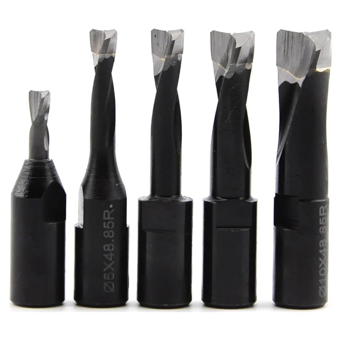 Juego de Cortadores de Carburo Sólido Hopson 5 Piezas 4-10mm