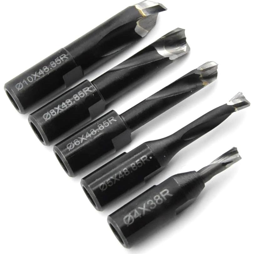 Juego de Cortadores de Carburo Sólido Hopson 5 Piezas 4-10mm