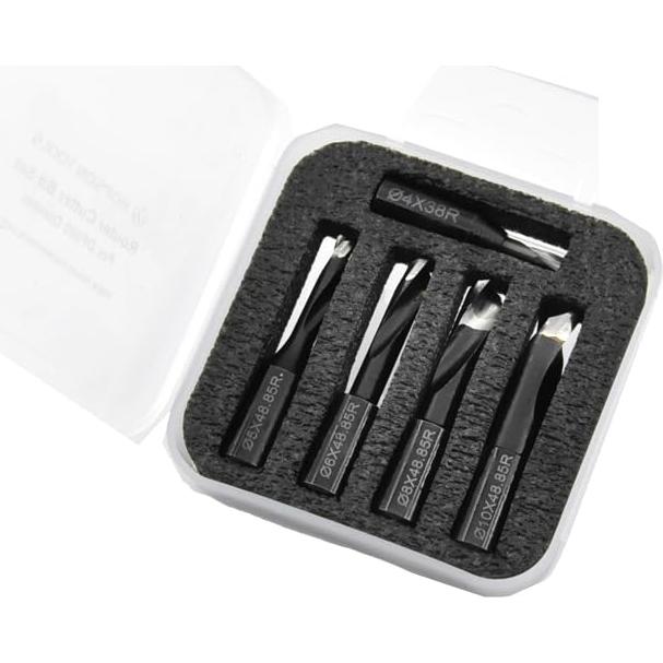 Juego de Cortadores de Carburo Sólido Hopson 5 Piezas 4-10mm