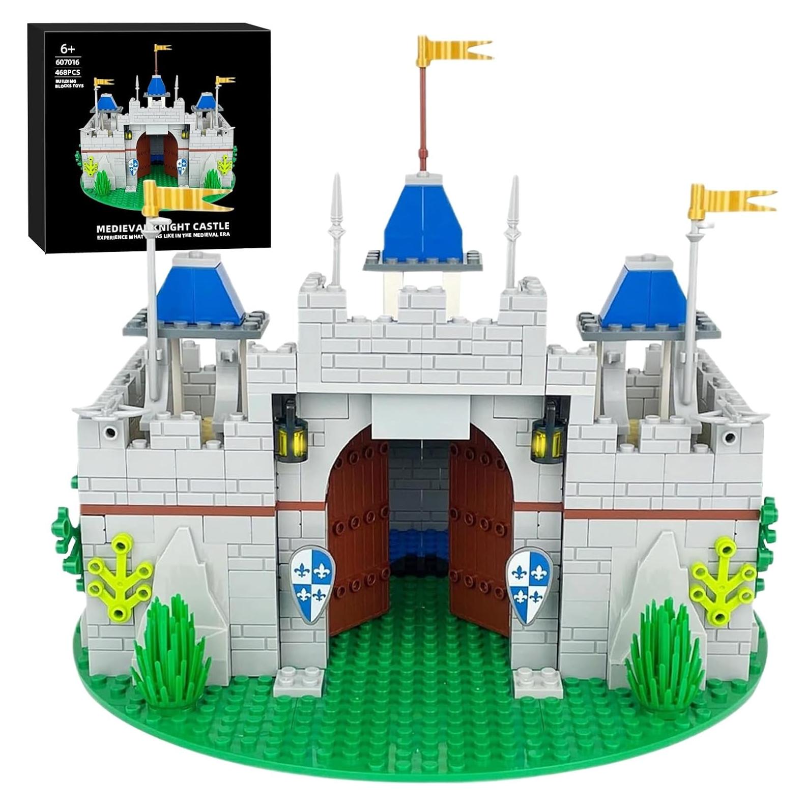 Conjunto de Bloques de Construcción Castillo Medieval Usoway 12 Figuras