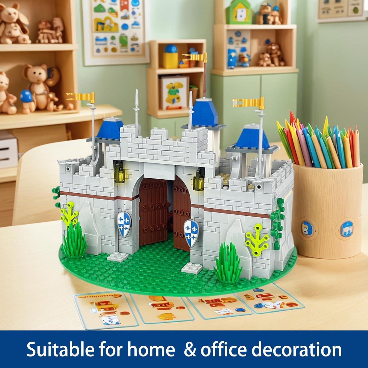 Conjunto de Bloques de Construcción Castillo Medieval Usoway 12 Figuras