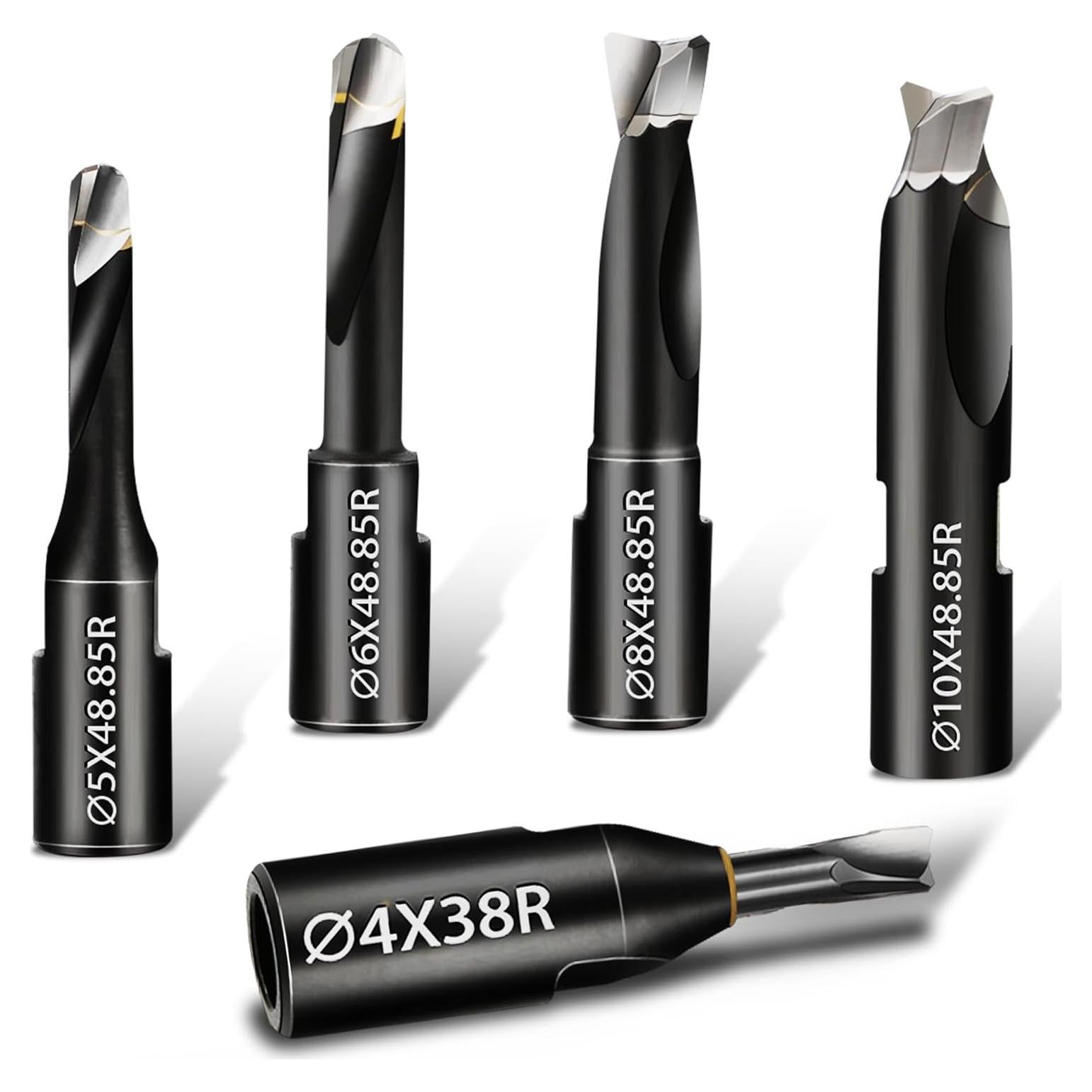 Juego de Puntas de Dominó ZSUCC Carburo Sólido 4-10mm