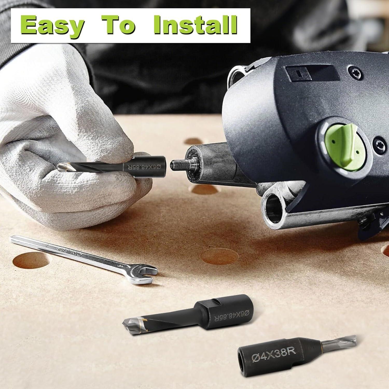 Juego de Puntas de Dominó ZSUCC Carburo Sólido 4-10mm