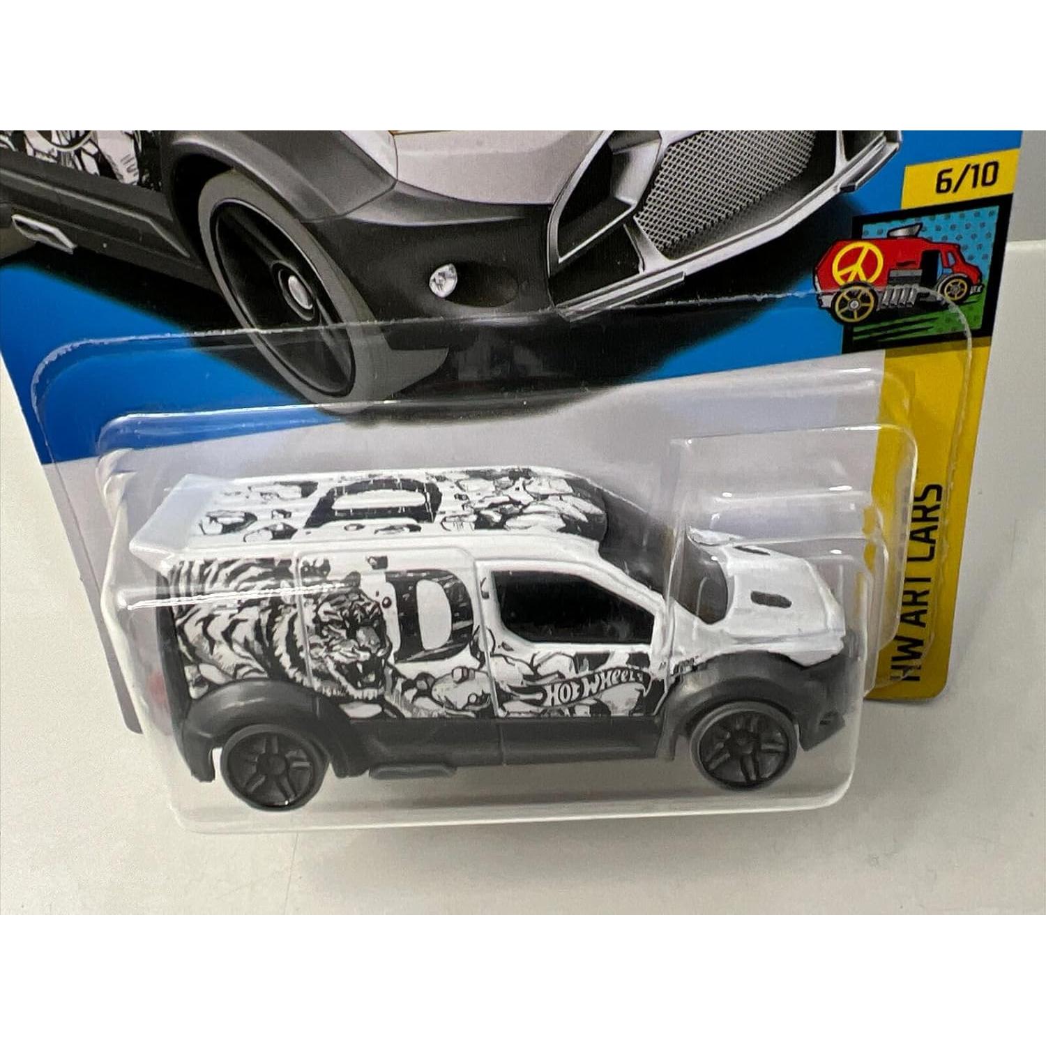 Hot Wheels Ford Transit Connect 6/10 Gris 64/250 - Coche de Metal
