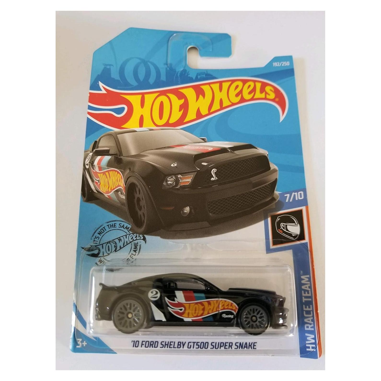 Auto a Escala Hot Wheels 2019 Ford Shelby GT500 Negro