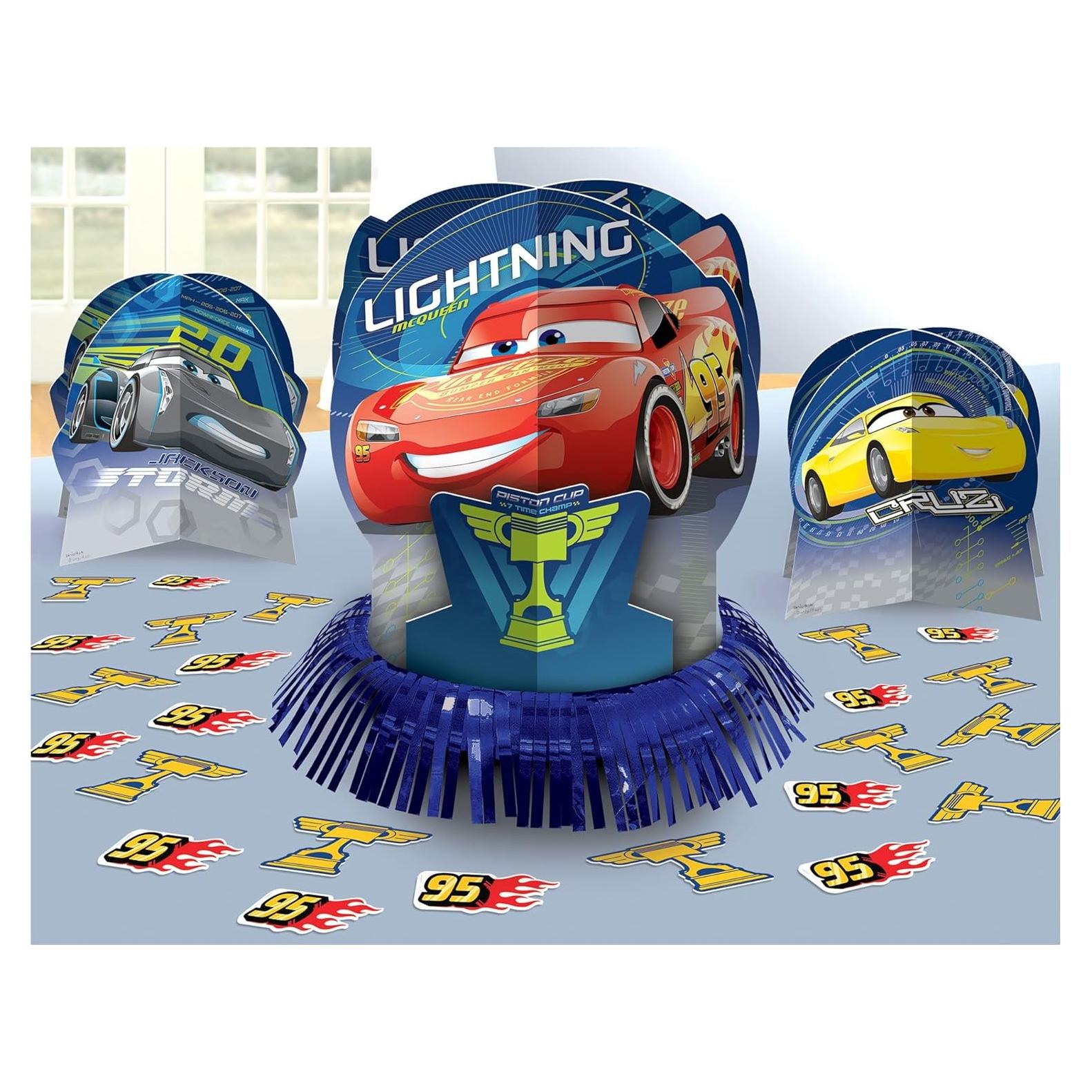 Kit de Decoración de Mesa Hot Wheels Wild Racer - 23 Piezas