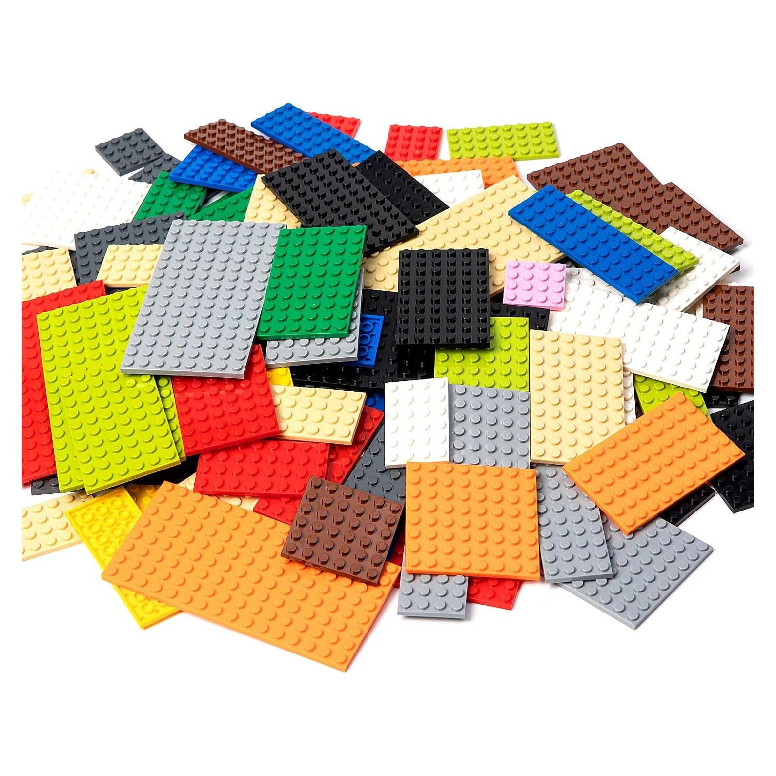 110 Placas de Construcción Mannidoo - 12 Colores y 11 Tamaños