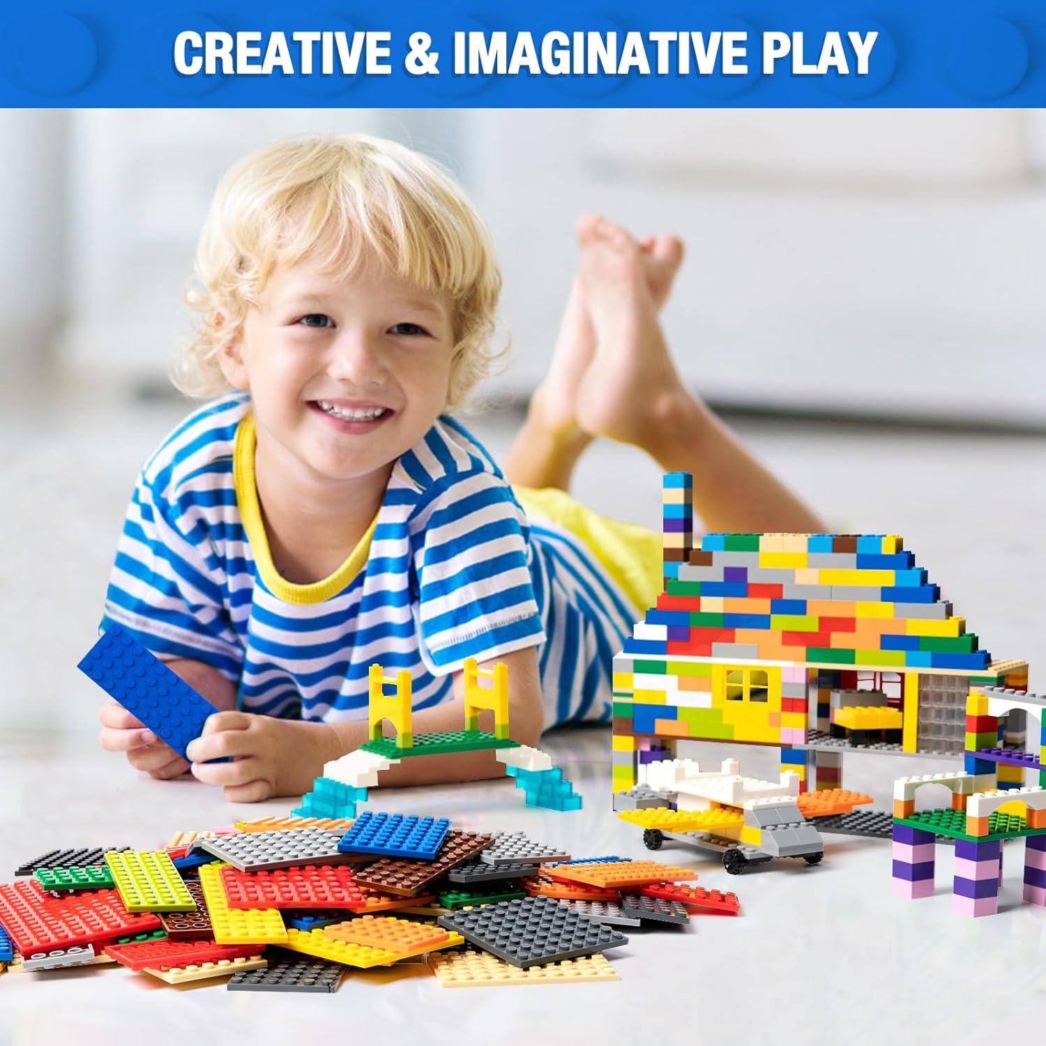 110 Placas de Construcción Mannidoo - 12 Colores y 11 Tamaños