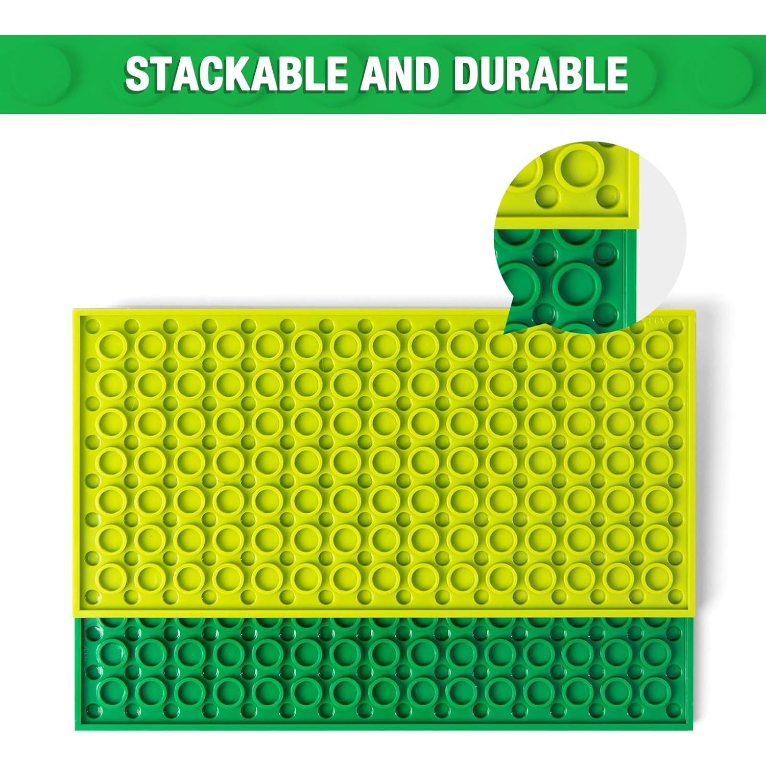 110 Placas de Construcción Mannidoo - 12 Colores y 11 Tamaños