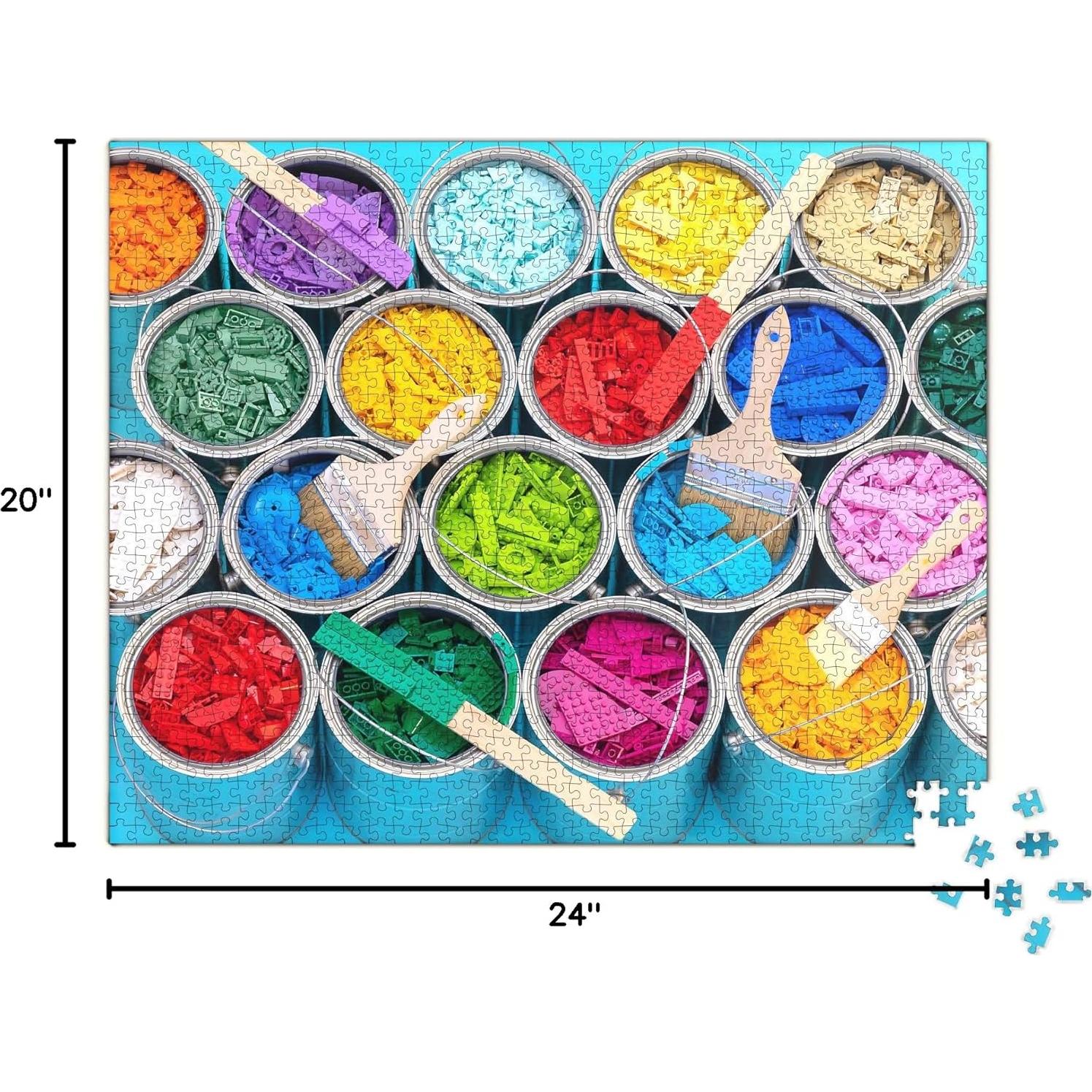 Rompecabezas LEGO Fiesta de Pintura 1000 Piezas 61x51cm