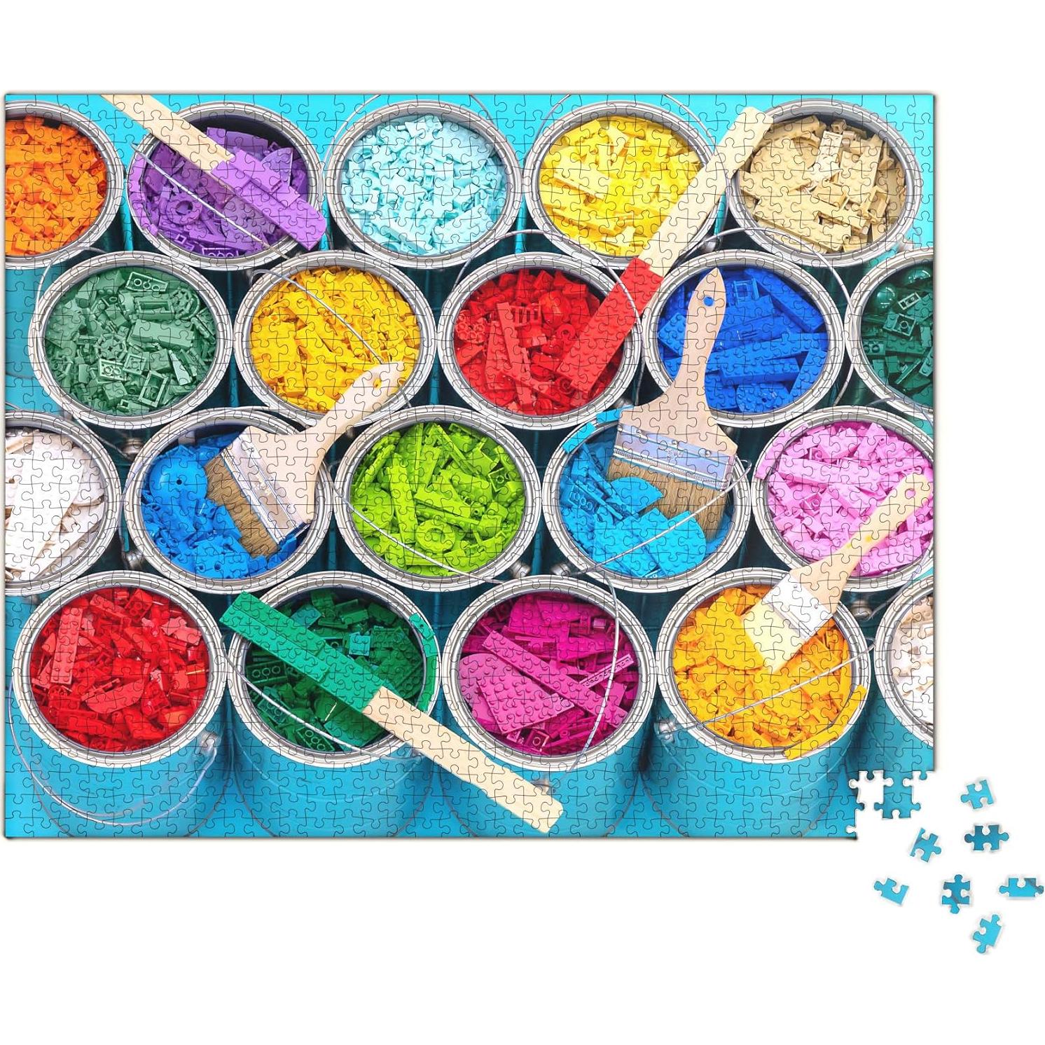 Rompecabezas LEGO Fiesta de Pintura 1000 Piezas 61x51cm