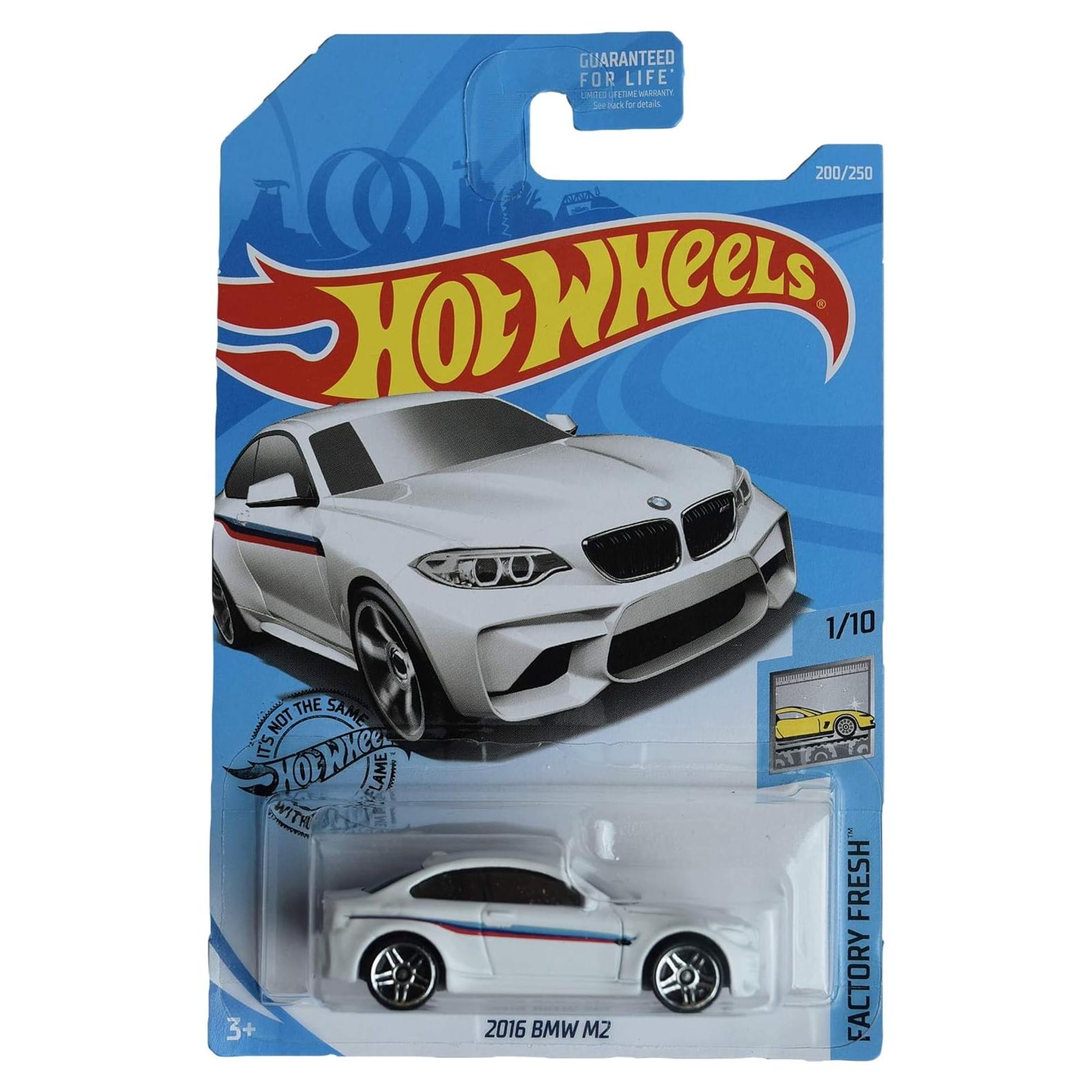 Hot Wheels BMW M2 2016 Blanco 1:10 Serie Fresca de Fábrica