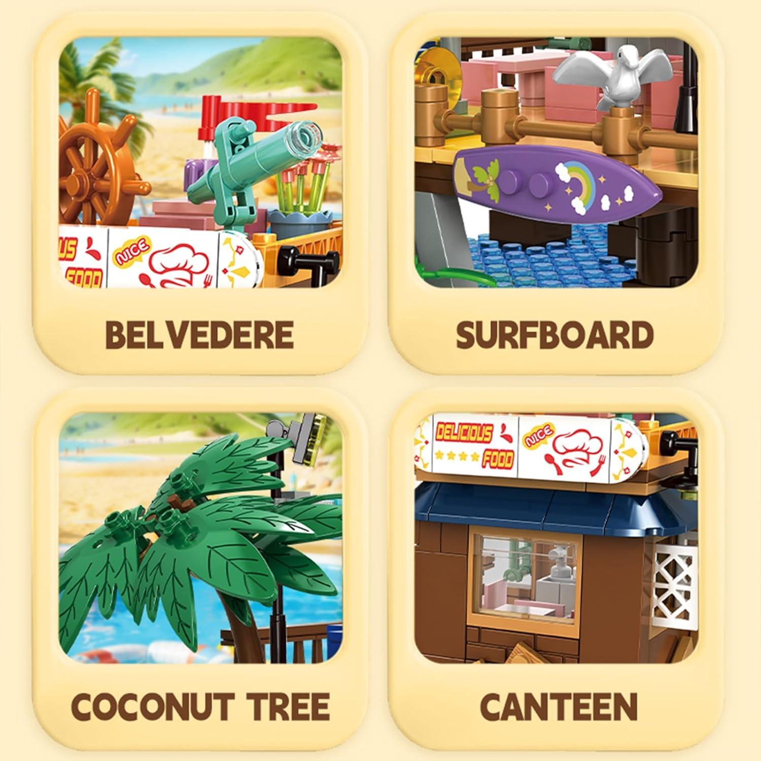 Set de Construcción Cabaña Costera TENYEAH 603 Piezas