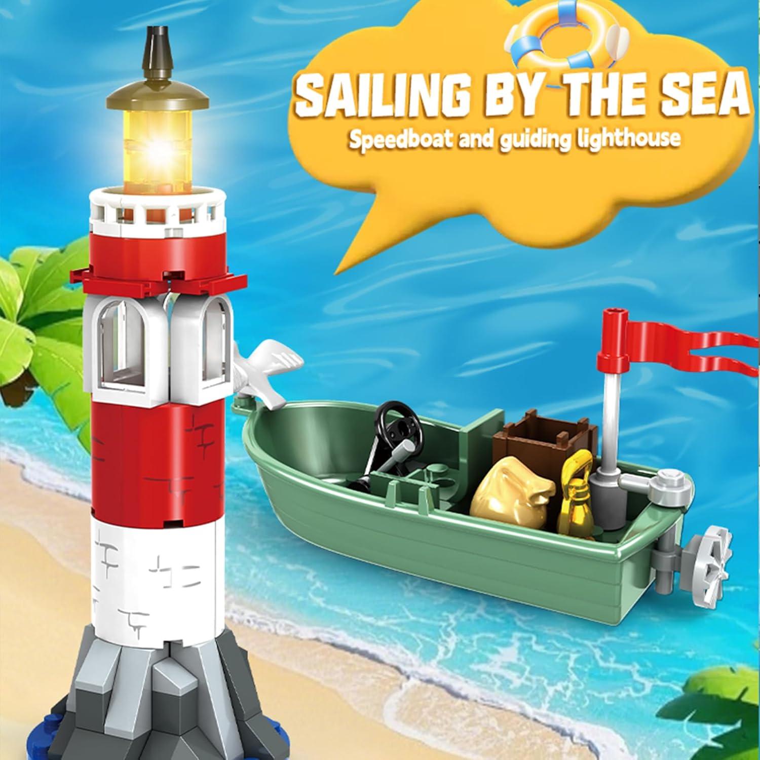 Set de Construcción Cabaña Costera TENYEAH 603 Piezas