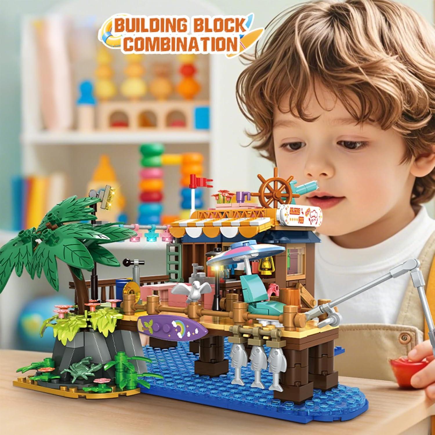 Set de Construcción Cabaña Costera TENYEAH 603 Piezas