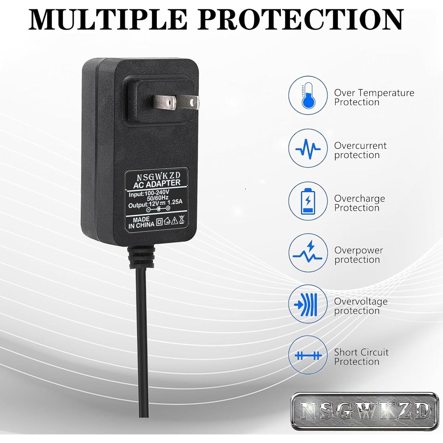 Cargador 15W NSGWKZD para Echo Show 5 y Dot 3ra a 5ta Gen