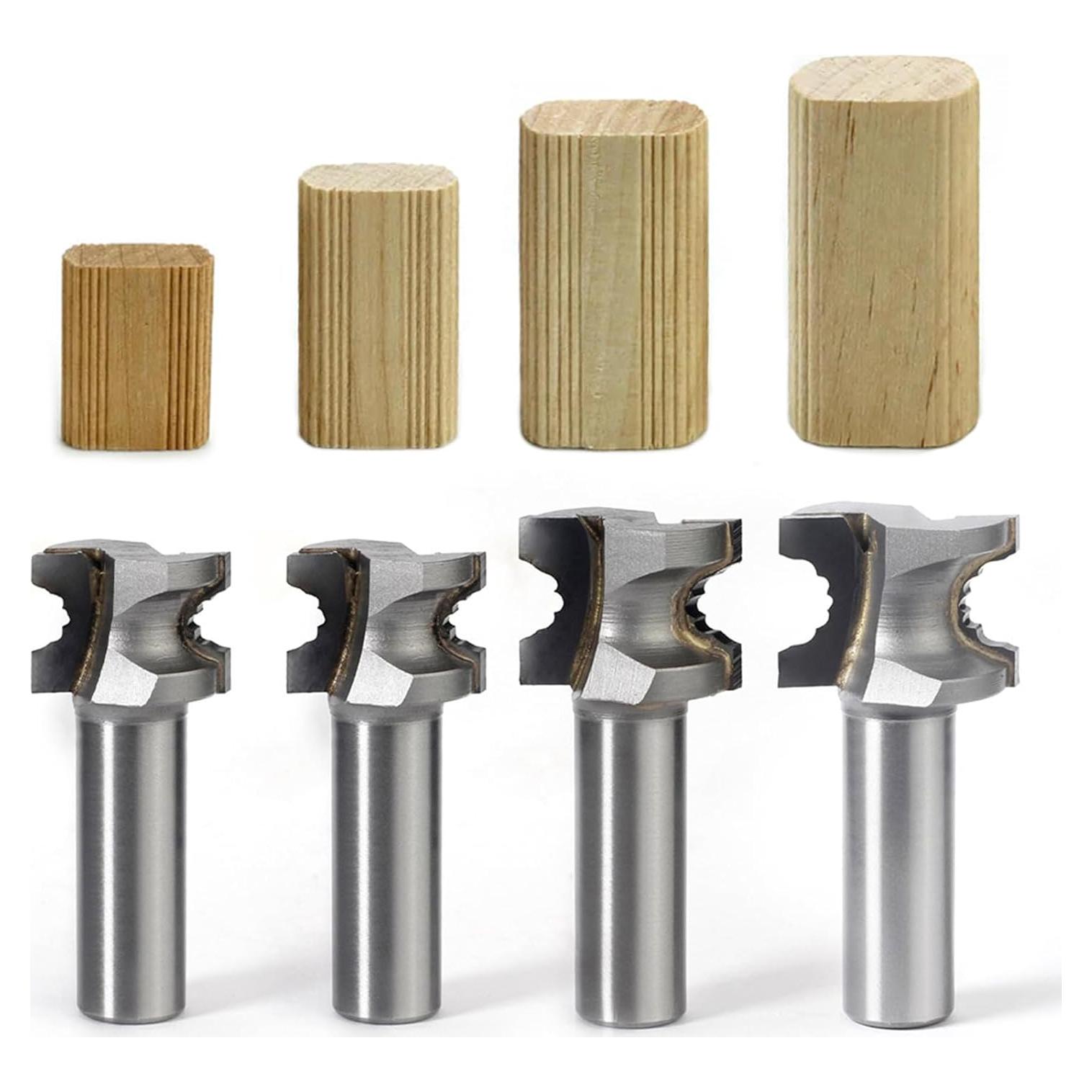 Juego de Brocas para Router FindBuyTool 4 Cortadores 5-10mm