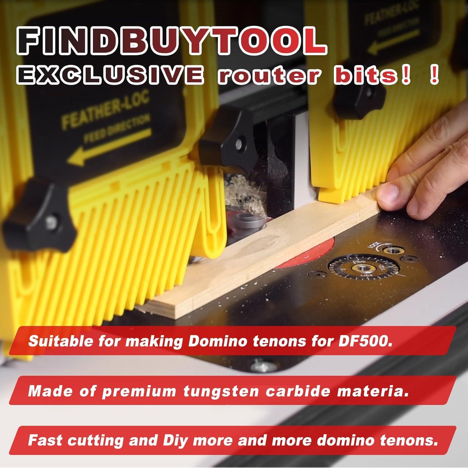 Juego de Brocas para Router FindBuyTool 4 Cortadores 5-10mm