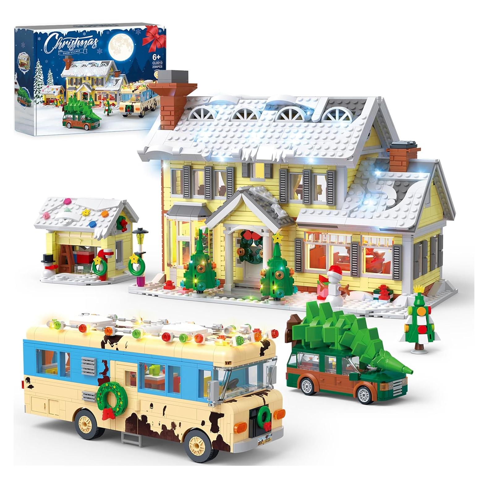 Juego de Construcción Navideño 4 en 1 XJwatch 2056 Piezas