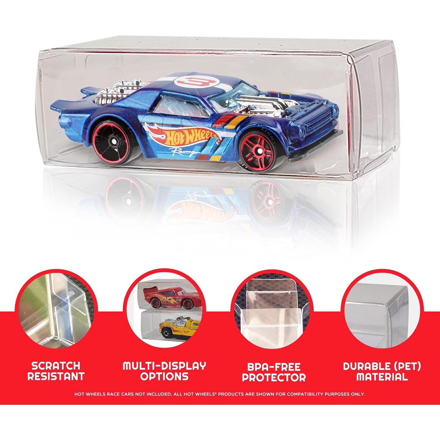 Protector de Exhibición para Hot Wheels 1/64 - Paquete de 50