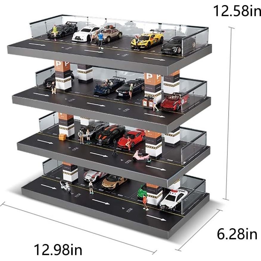 Estuche de Exhibición para Coches Hot Wheels Luay Wuliza 24 Espacios