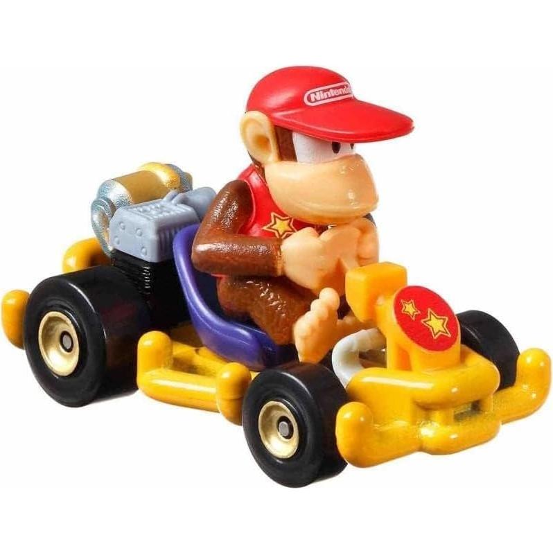 Coche de Metal Hot Wheels Mario Kart Diddy Kong 1:64