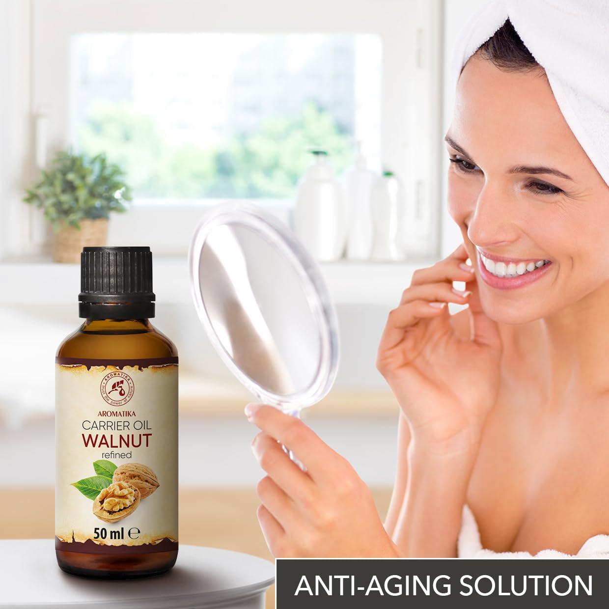 Aceite de Nuez Aromatika 50ml 100% Puro para Piel y Cabello