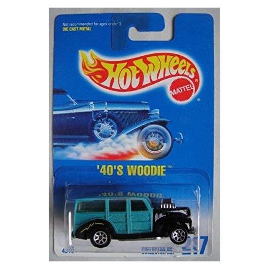 Hot Wheels '40s Woodie #217 Verde/Negro - 7 Habas