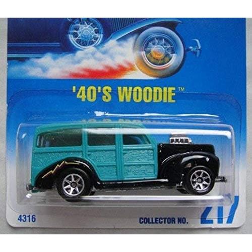 Hot Wheels '40s Woodie #217 Verde/Negro - 7 Habas