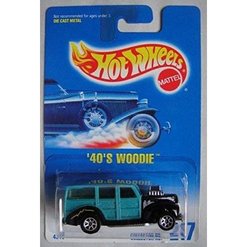 Hot Wheels '40s Woodie #217 Verde/Negro - 7 Habas