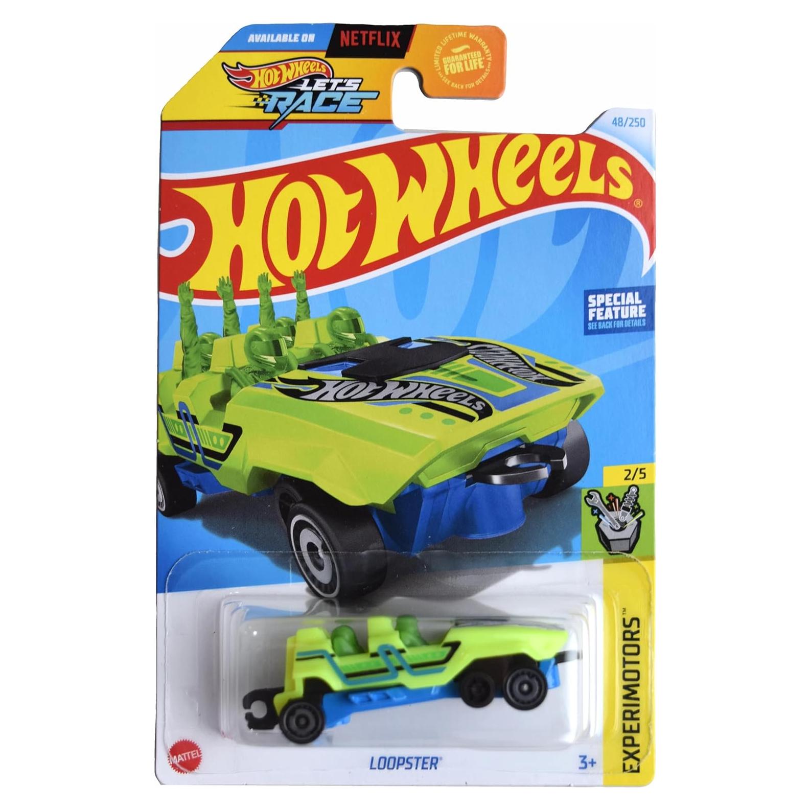 Hot Wheels Loopster Experimotors 1:64 Verde 36.3g
