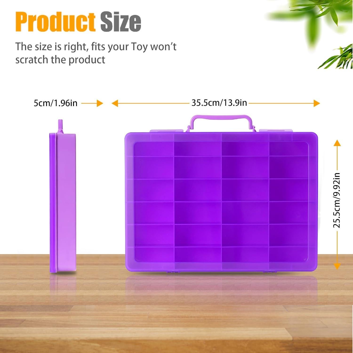 Caja Organizadora de Juguetes RISOU con 24 Compartimentos