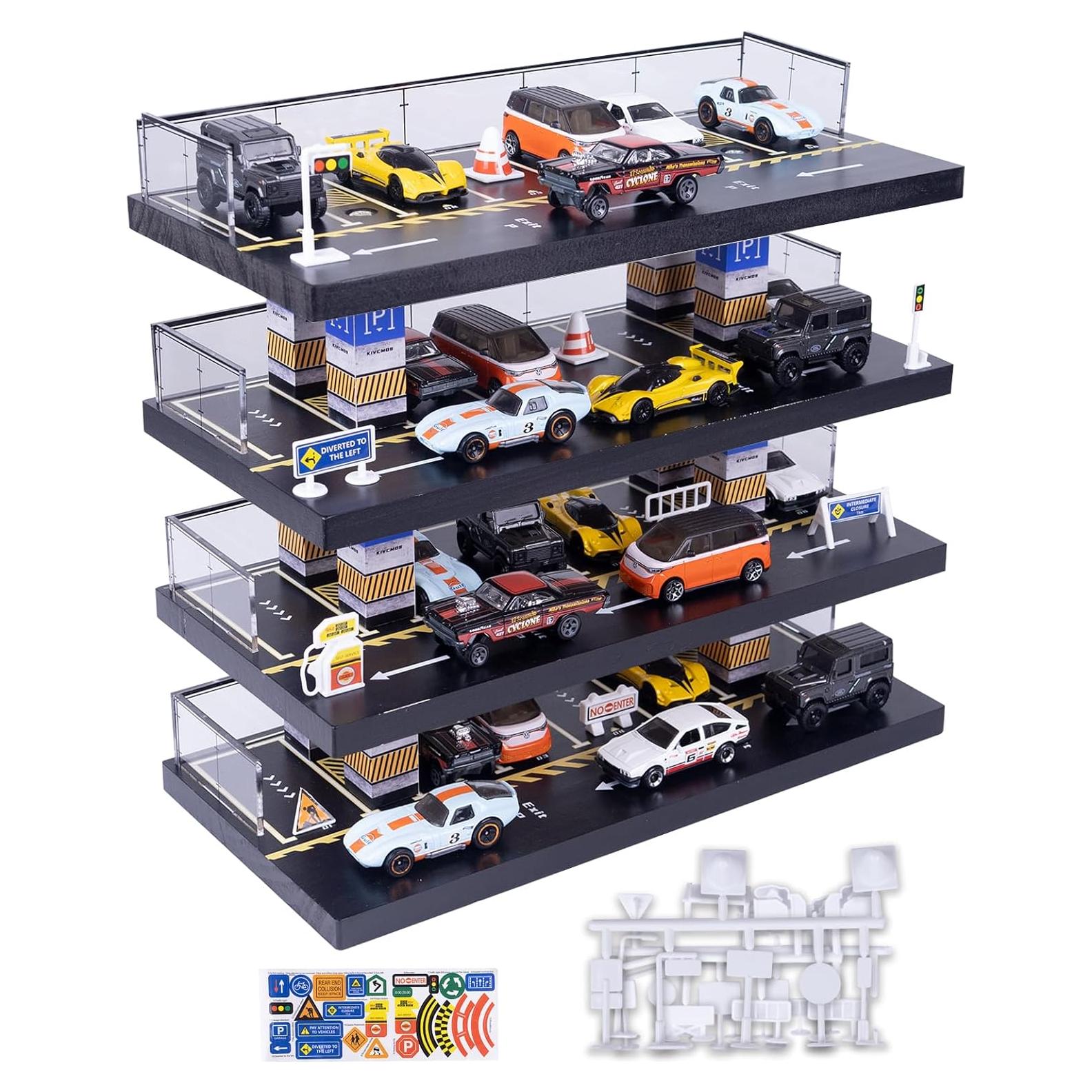 Estuche de exhibición WodGod para coches 1:64 - 4 niveles