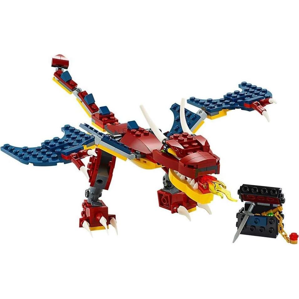 LEGO Creator 3en1 Dragón de Fuego 31102 - Juguete 234 Piezas