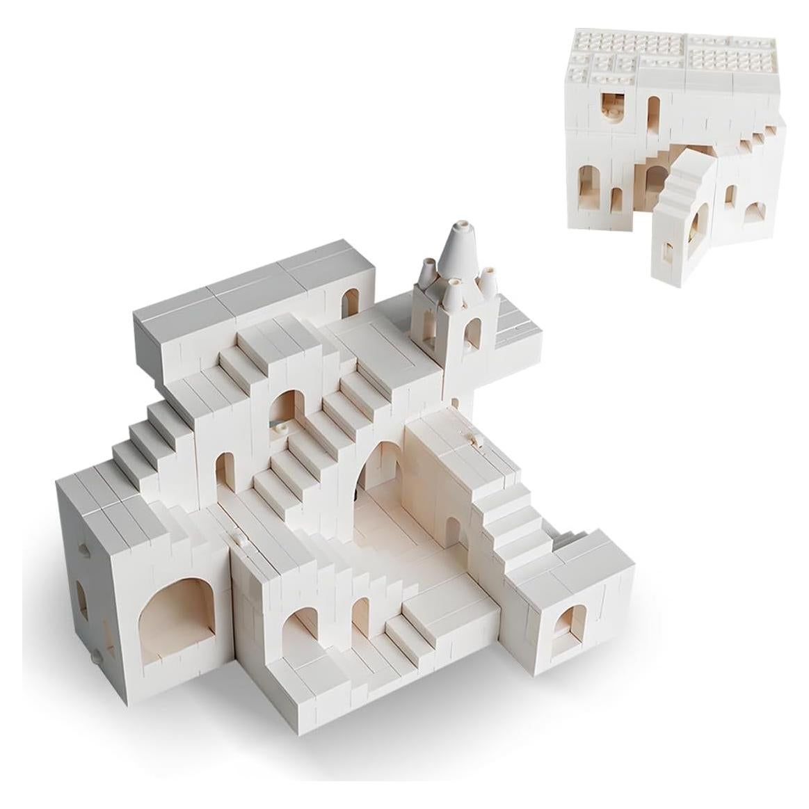 Bloques de Construcción AIYIMUSIDEEN Castillo Transformable 660 Piezas