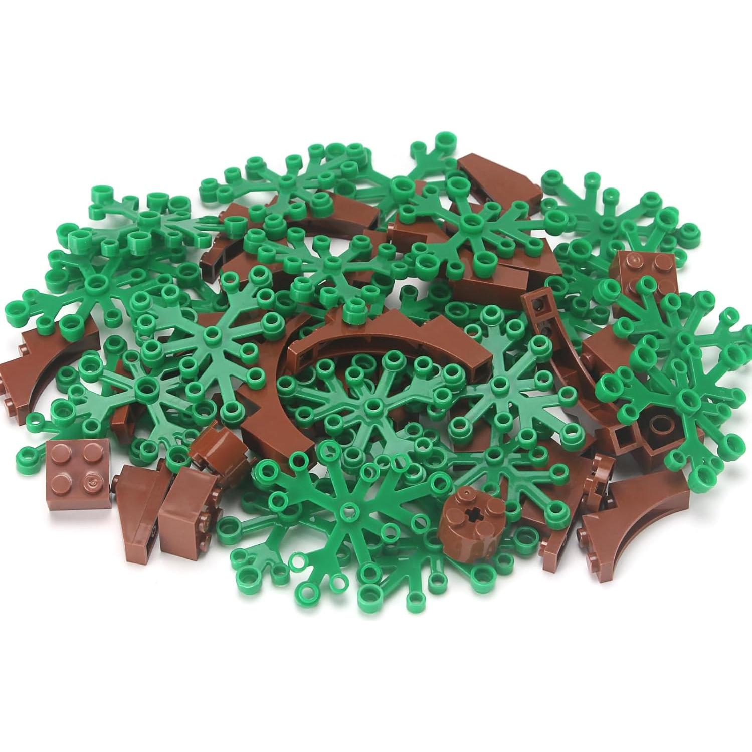 Juego de Bloques de Construcción de Árboles Grandes F - 17 cm Verde (2 piezas)