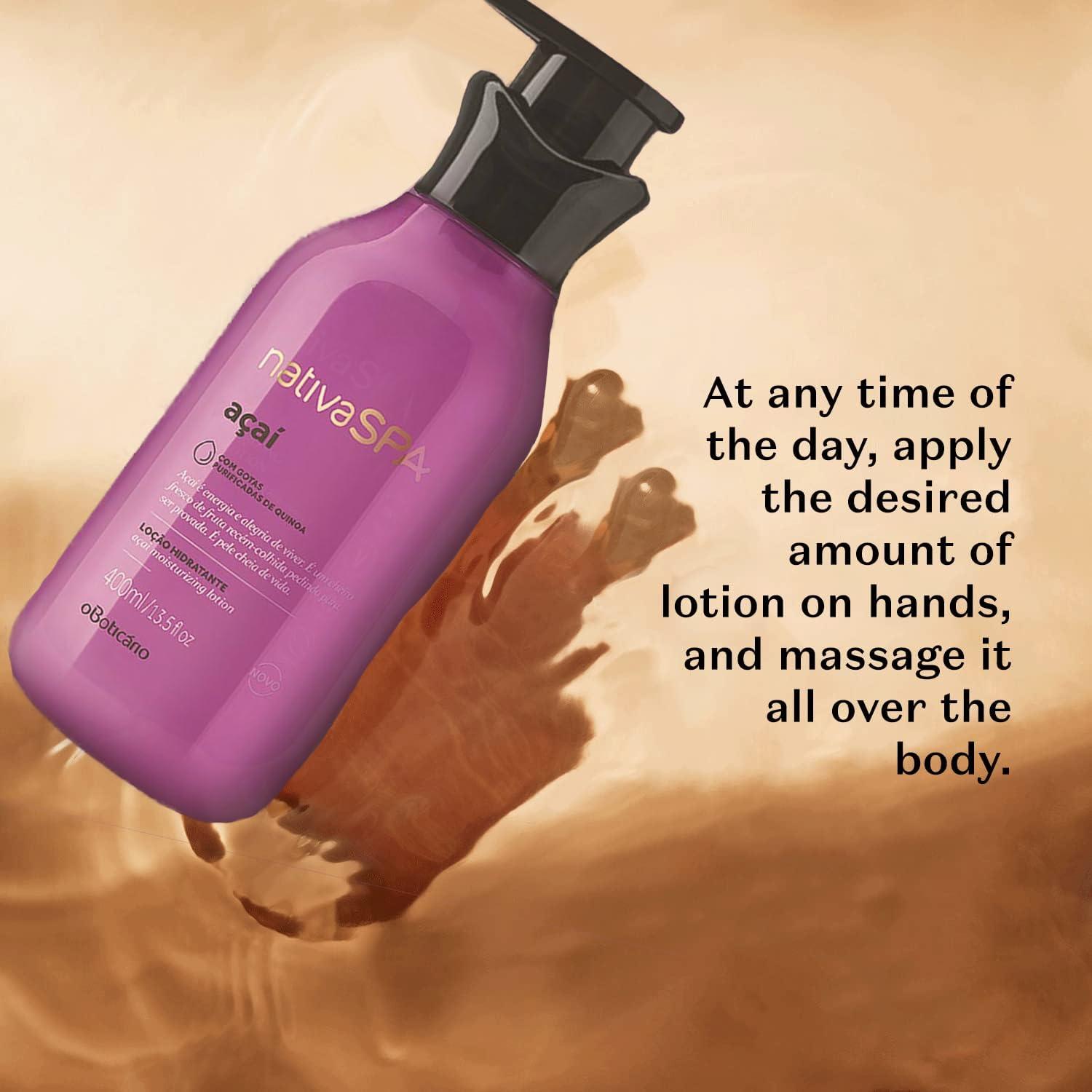 Loción Corporal Hidratante Nativa SPA Acai 382.7g - Vegana