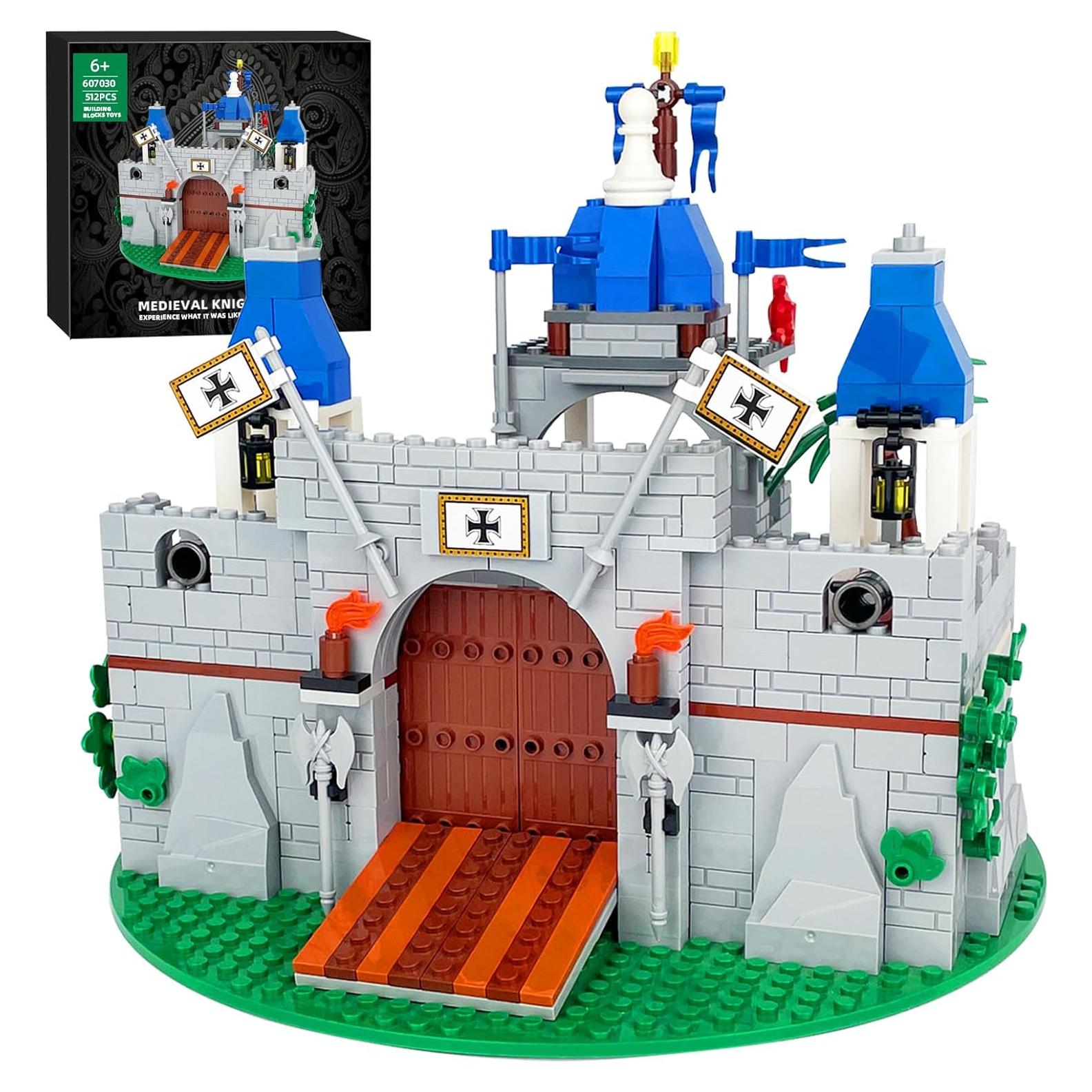 Juego de Bloques de Construcción Castillo Medieval Piegricdiat - 521 Piezas