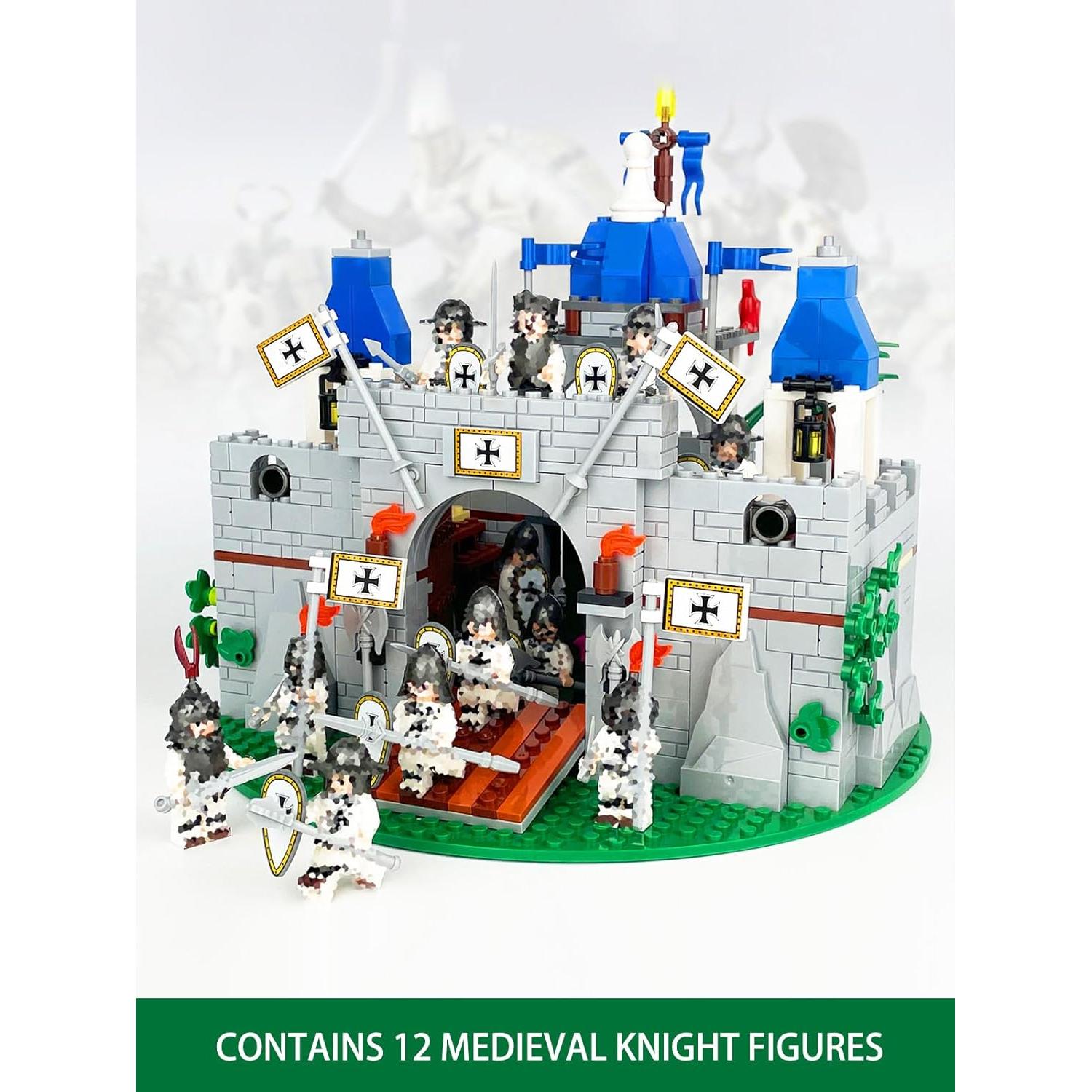 Juego de Bloques de Construcción Castillo Medieval Piegricdiat - 521 Piezas