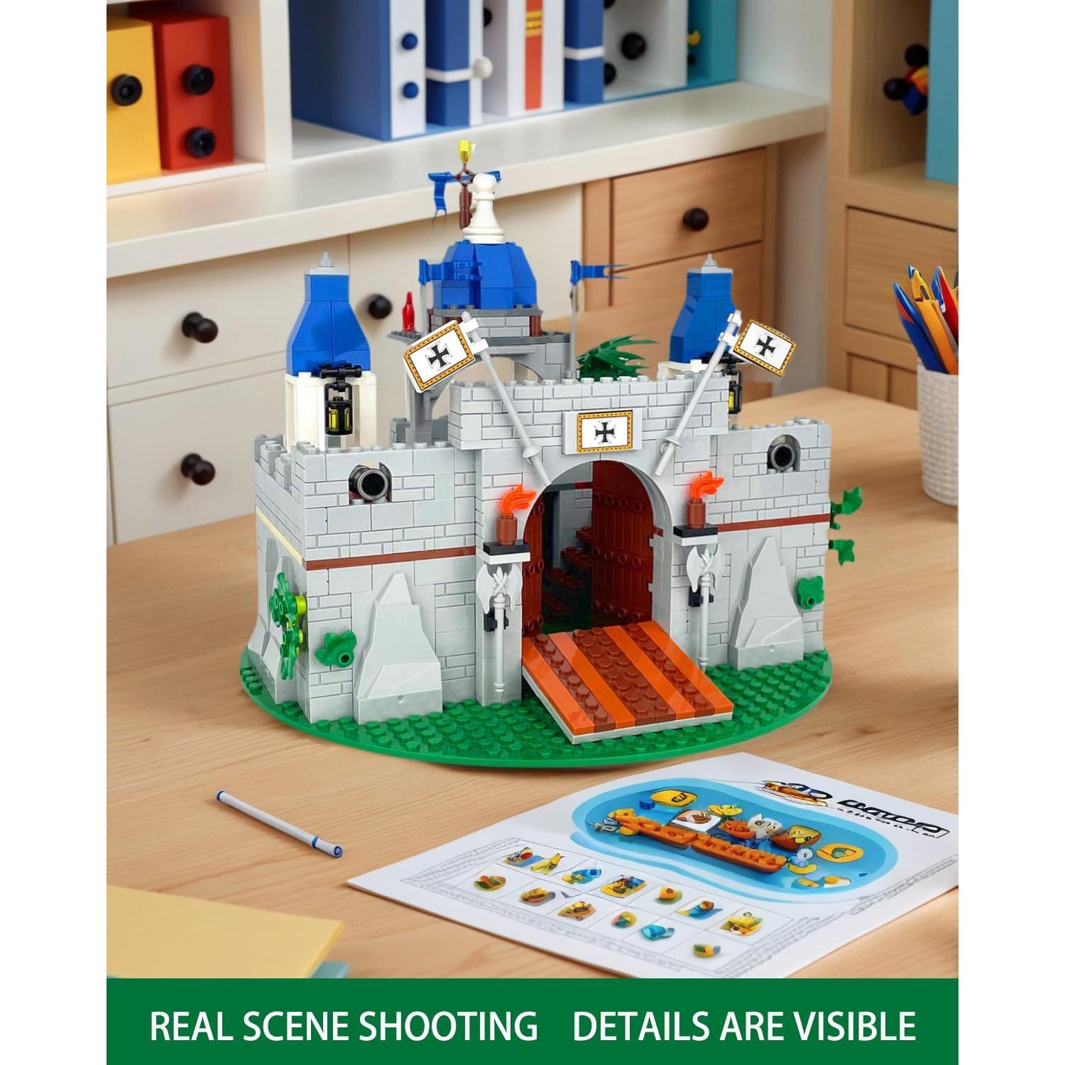 Juego de Bloques de Construcción Castillo Medieval Piegricdiat - 521 Piezas