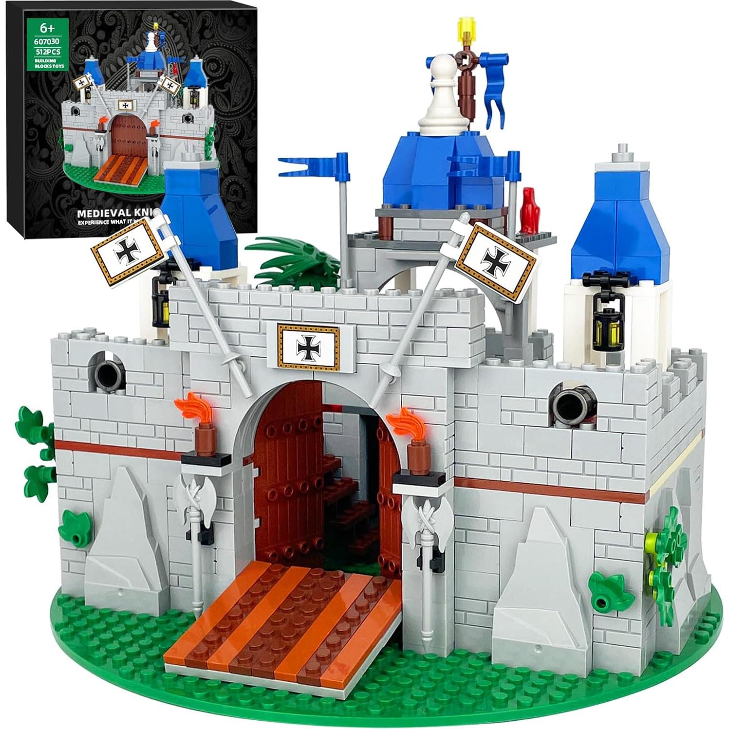 Juego de Bloques de Construcción Castillo Medieval Piegricdiat - 521 Piezas