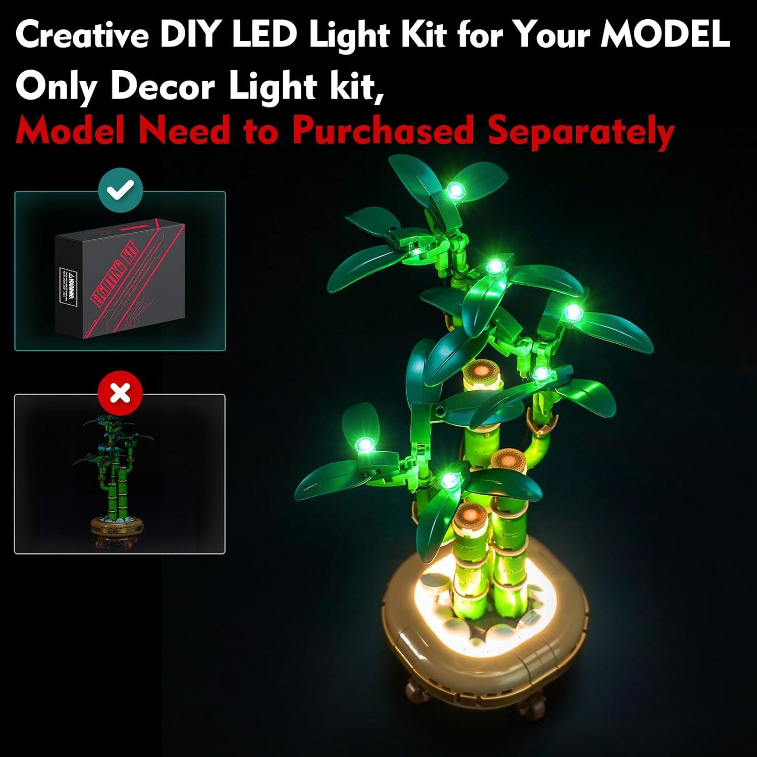 Kit de Luz LED LocoLee para LEGO Lucky Bamboo 10344