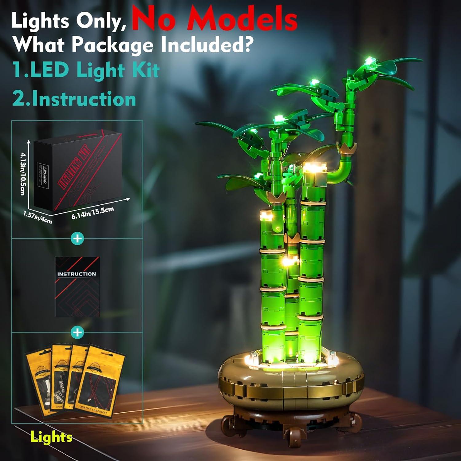 Kit de Luz LED LocoLee para LEGO Lucky Bamboo 10344