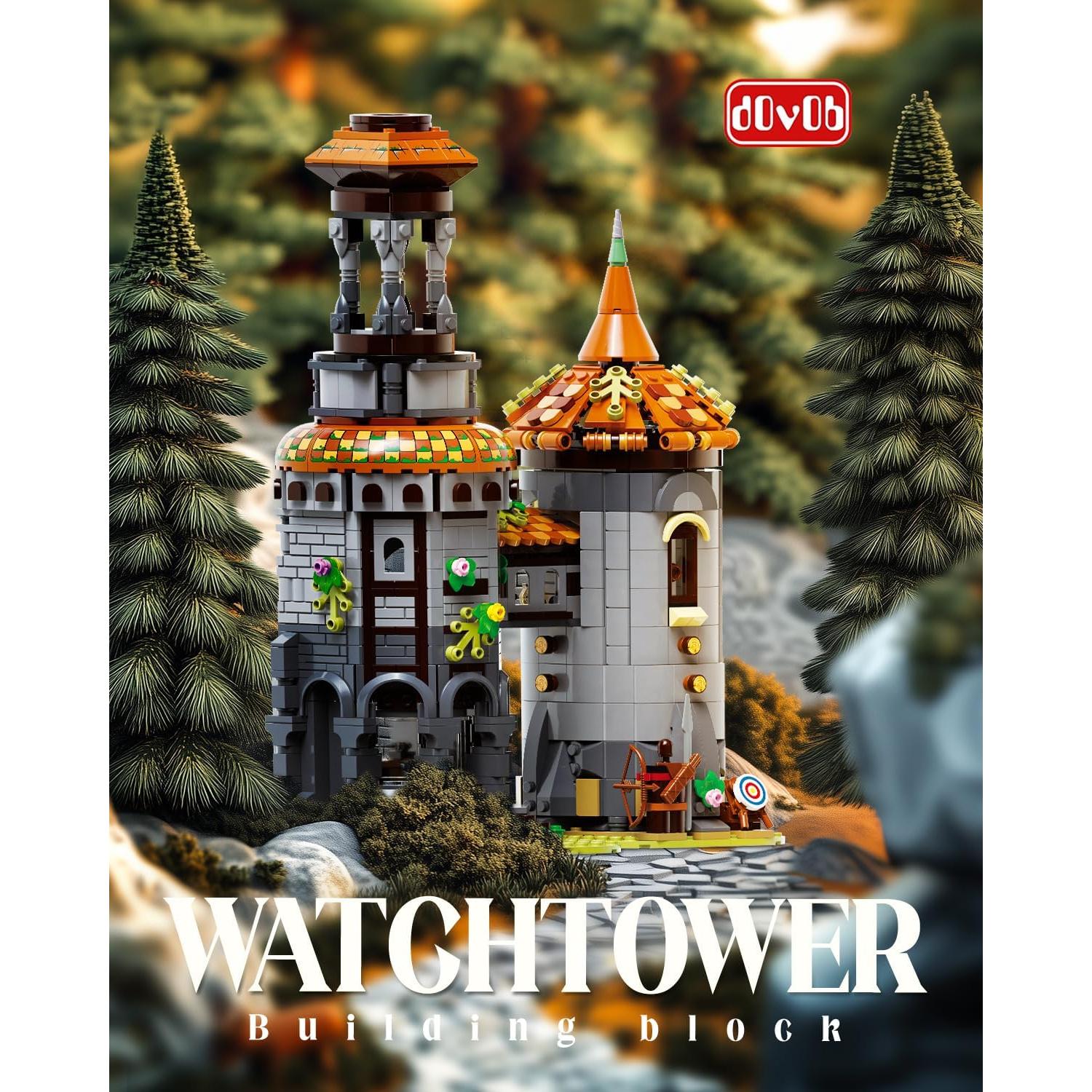 Conjunto de Bloques de Construcción Torre Medieval dOvOb 1326 Piezas