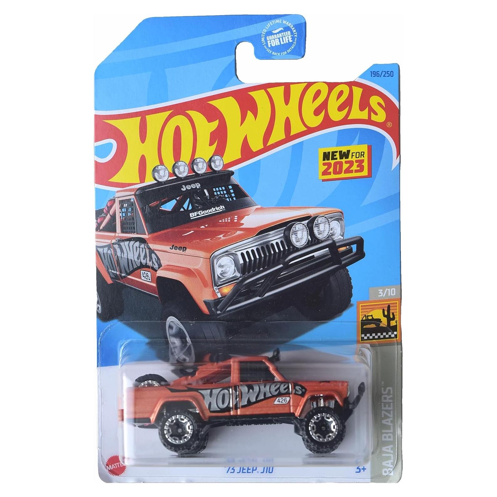 Auto de colección Hot Wheels Jeep C10 1:64 Naranja