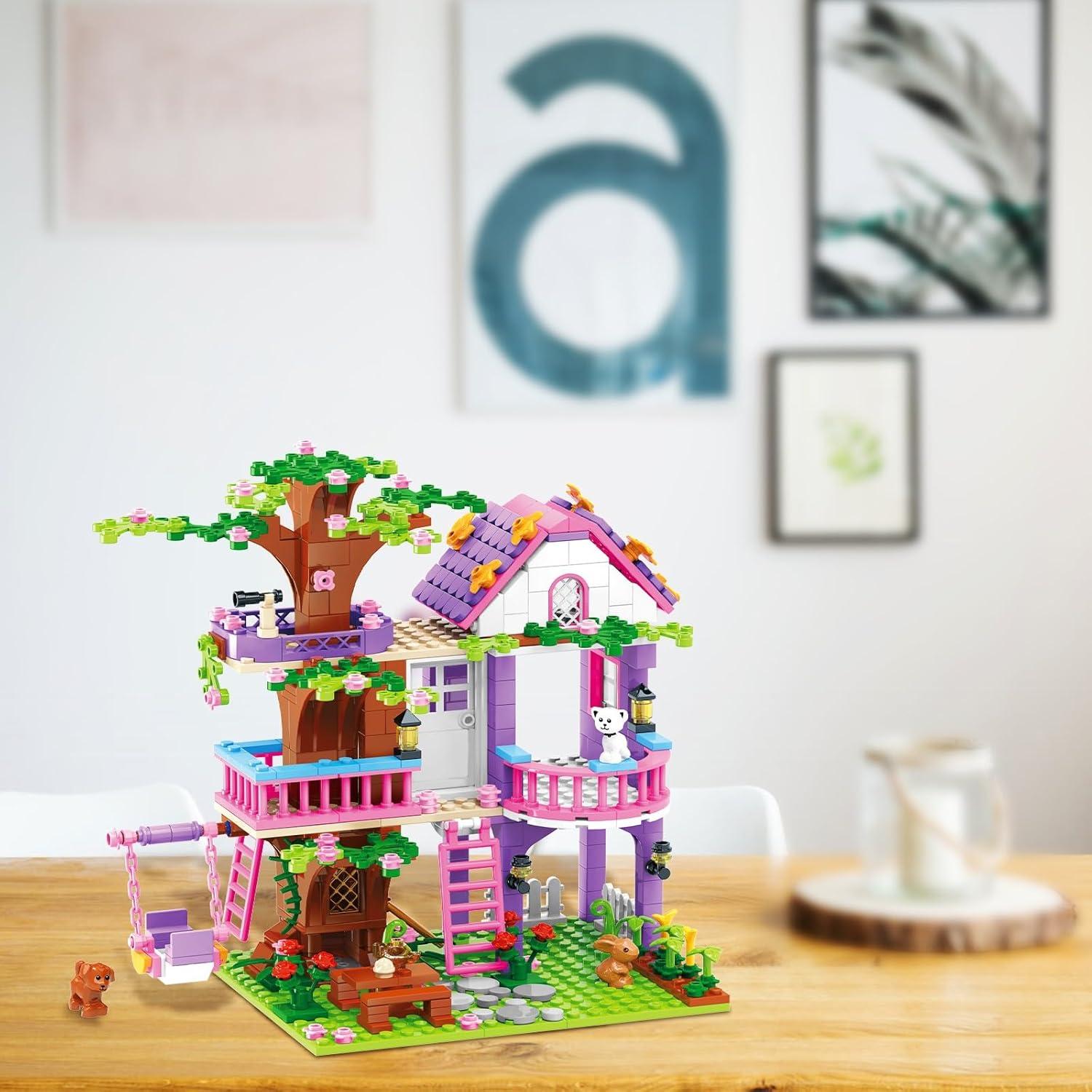 Juego de Construcción Casa en el Árbol Sitodier - 558 Piezas